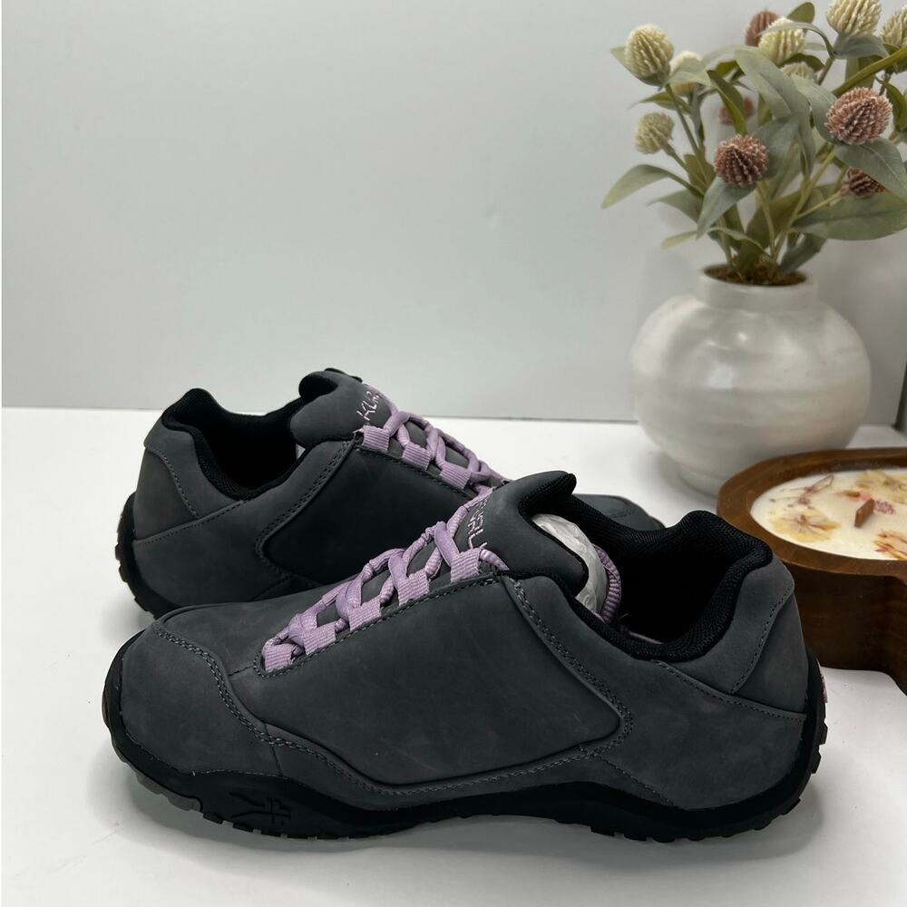 Kuru Chicane Trail Hiking Comfort Sneaker Smoke Gray/Black/Violet Women 6W NWB - Picture 7 of 11